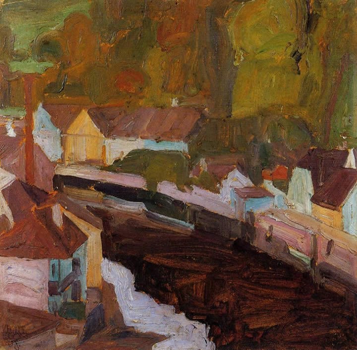 Egon Schiele Village by the River